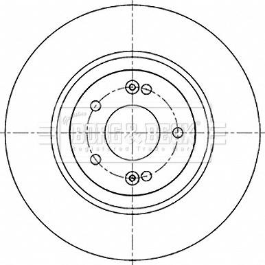 Borg & Beck BBD5238 - Bremsscheibe alexcarstop-ersatzteile.com