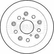 Borg & Beck BBD5775S - Bremsscheibe alexcarstop-ersatzteile.com