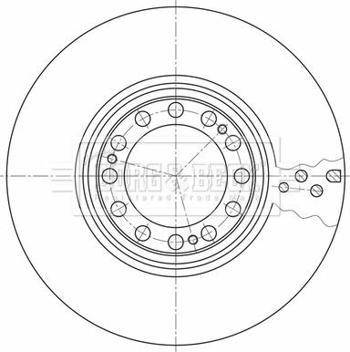 Borg & Beck BBD32608 - Bremsscheibe alexcarstop-ersatzteile.com