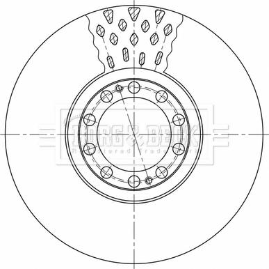 Borg & Beck BBD32793 - Bremsscheibe alexcarstop-ersatzteile.com