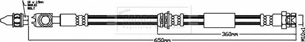 Borg & Beck BBH8419 - Bremsschlauch alexcarstop-ersatzteile.com