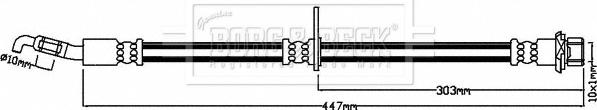 Borg & Beck BBH8235 - Bremsschlauch alexcarstop-ersatzteile.com