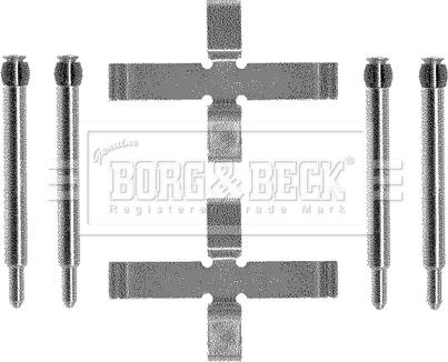 Borg & Beck BBK1193 - Zubehörsatz, Scheibenbremsbelag alexcarstop-ersatzteile.com