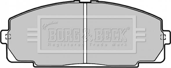 Borg & Beck BBP1451 - Bremsbelagsatz, Scheibenbremse alexcarstop-ersatzteile.com