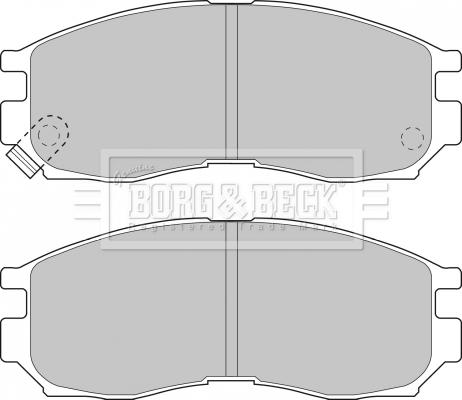 Borg & Beck BBP1484 - Bremsbelagsatz, Scheibenbremse alexcarstop-ersatzteile.com