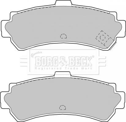 Borg & Beck BBP1552 - Bremsbelagsatz, Scheibenbremse alexcarstop-ersatzteile.com