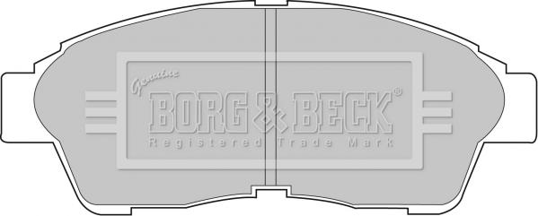 Borg & Beck BBP1502 - Bremsbelagsatz, Scheibenbremse alexcarstop-ersatzteile.com