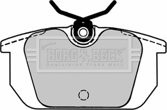 Borg & Beck BBP1534 - Bremsbelagsatz, Scheibenbremse alexcarstop-ersatzteile.com