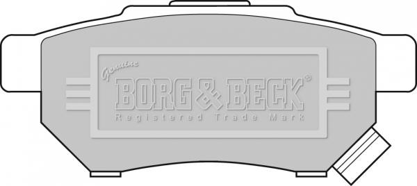 Borg & Beck BBP1526 - Bremsbelagsatz, Scheibenbremse alexcarstop-ersatzteile.com