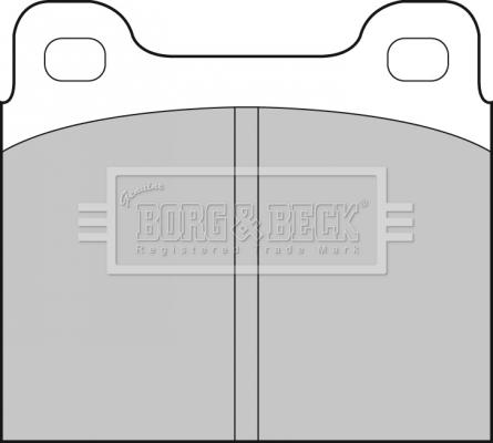 Borg & Beck BBP1698 - Bremsbelagsatz, Scheibenbremse alexcarstop-ersatzteile.com