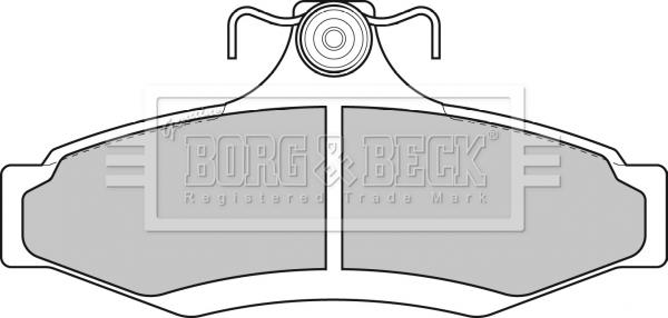 Borg & Beck BBP1651 - Bremsbelagsatz, Scheibenbremse alexcarstop-ersatzteile.com