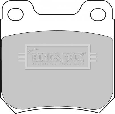 Borg & Beck BBP1605 - Bremsbelagsatz, Scheibenbremse alexcarstop-ersatzteile.com