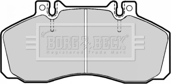 Borg & Beck BBP1636 - Bremsbelagsatz, Scheibenbremse alexcarstop-ersatzteile.com