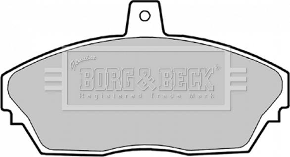 Borg & Beck BBP1629 - Bremsbelagsatz, Scheibenbremse alexcarstop-ersatzteile.com