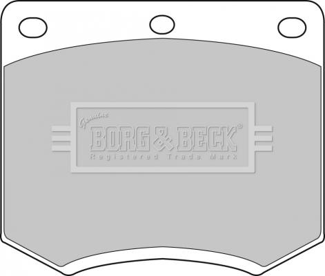 Borg & Beck BBP1095 - Bremsbelagsatz, Scheibenbremse alexcarstop-ersatzteile.com