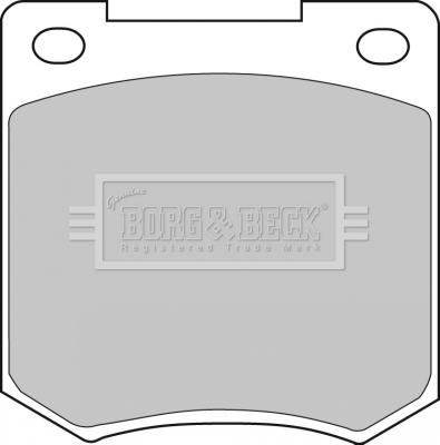 Borg & Beck BBP1054 - Bremsbelagsatz, Scheibenbremse alexcarstop-ersatzteile.com