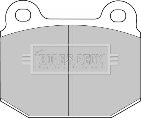 Borg & Beck BBP1005 - Bremsbelagsatz, Scheibenbremse alexcarstop-ersatzteile.com