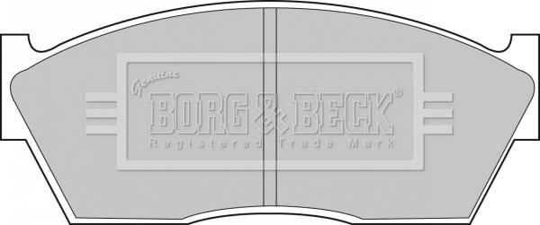 Borg & Beck BBP1077 - Bremsbelagsatz, Scheibenbremse alexcarstop-ersatzteile.com