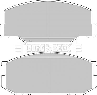 Borg & Beck BBP1196 - Bremsbelagsatz, Scheibenbremse alexcarstop-ersatzteile.com