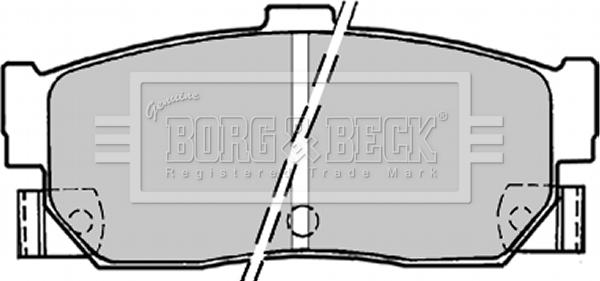 Borg & Beck BBP1177 - Bremsbelagsatz, Scheibenbremse alexcarstop-ersatzteile.com