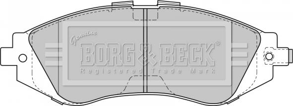 Borg & Beck BBP1881 - Bremsbelagsatz, Scheibenbremse alexcarstop-ersatzteile.com