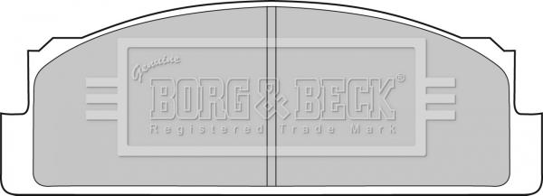 Borg & Beck BBP1305 - Bremsbelagsatz, Scheibenbremse alexcarstop-ersatzteile.com