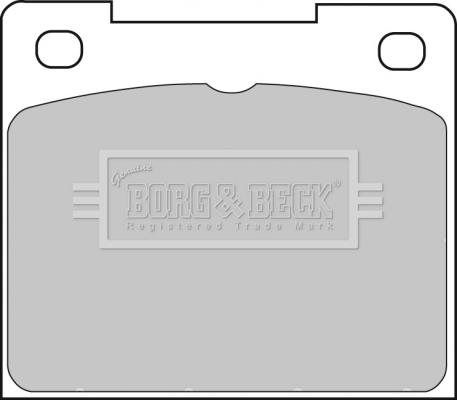 Borg & Beck BBP1307 - Bremsbelagsatz, Scheibenbremse alexcarstop-ersatzteile.com