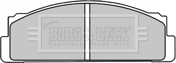 Borg & Beck BBP1310 - Bremsbelagsatz, Scheibenbremse alexcarstop-ersatzteile.com