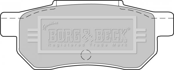 Borg & Beck BBP1237 - Bremsbelagsatz, Scheibenbremse alexcarstop-ersatzteile.com