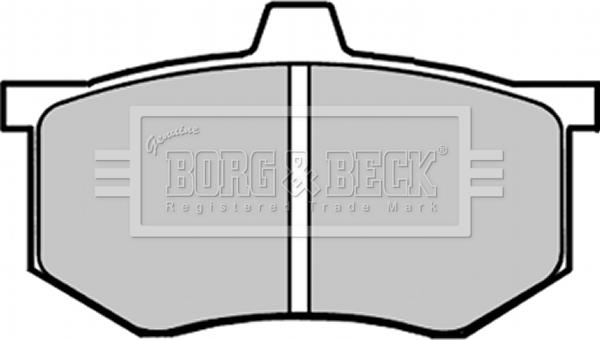 Borg & Beck BBP1275 - Bremsbelagsatz, Scheibenbremse alexcarstop-ersatzteile.com