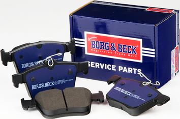 Borg & Beck BBP2401 - Bremsbelagsatz, Scheibenbremse alexcarstop-ersatzteile.com