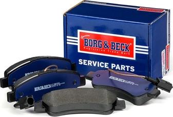 Borg & Beck BBP2524 - Bremsbelagsatz, Scheibenbremse alexcarstop-ersatzteile.com