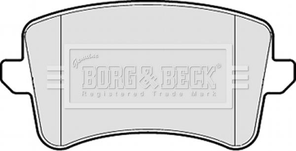 Borg & Beck BBP2055 - Bremsbelagsatz, Scheibenbremse alexcarstop-ersatzteile.com