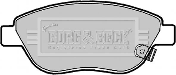 Borg & Beck BBP2028 - Bremsbelagsatz, Scheibenbremse alexcarstop-ersatzteile.com