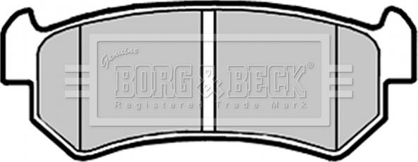 Borg & Beck BBP2146 - Bremsbelagsatz, Scheibenbremse alexcarstop-ersatzteile.com