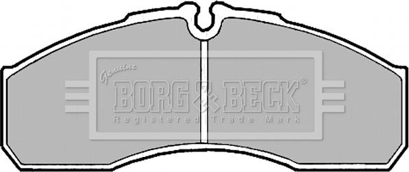 Borg & Beck BBP2181 - Bremsbelagsatz, Scheibenbremse alexcarstop-ersatzteile.com