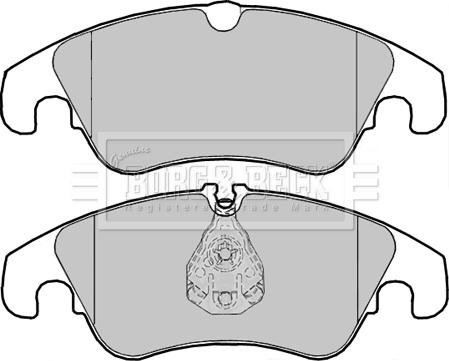 Borg & Beck BBP2392 - Bremsbelagsatz, Scheibenbremse alexcarstop-ersatzteile.com