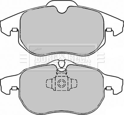 Borg & Beck BBP2354 - Bremsbelagsatz, Scheibenbremse alexcarstop-ersatzteile.com