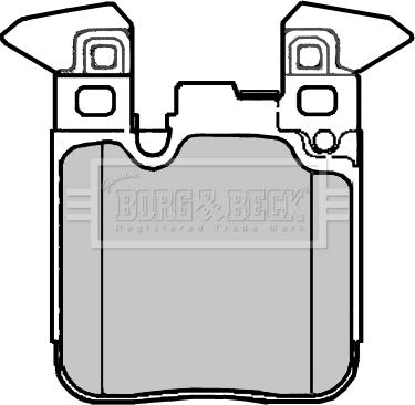 Borg & Beck BBP2376 - Bremsbelagsatz, Scheibenbremse alexcarstop-ersatzteile.com