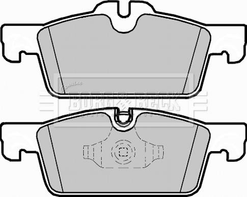 Borg & Beck BBP2298 - Bremsbelagsatz, Scheibenbremse alexcarstop-ersatzteile.com