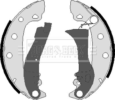 Borg & Beck BBS6095 - Bremsbackensatz alexcarstop-ersatzteile.com