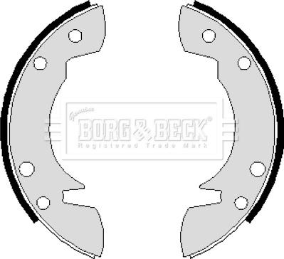 Borg & Beck BBS6106 - Bremsbackensatz alexcarstop-ersatzteile.com