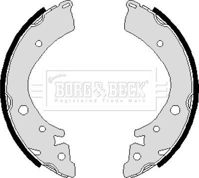 Borg & Beck BBS6116 - Bremsbackensatz alexcarstop-ersatzteile.com