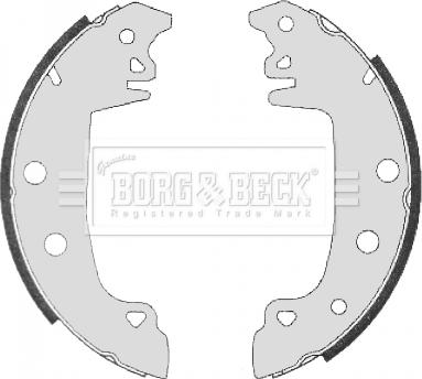 Borg & Beck BBS6305 - Bremsbackensatz alexcarstop-ersatzteile.com