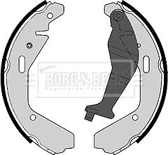 Borg & Beck BBS6374 - Bremsbackensatz alexcarstop-ersatzteile.com