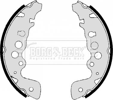 Borg & Beck BBS6290 - Bremsbackensatz alexcarstop-ersatzteile.com