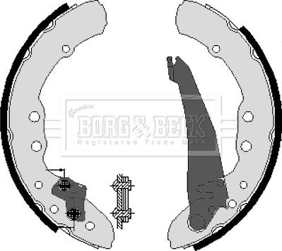 Borg & Beck BBS6212 - Bremsbackensatz alexcarstop-ersatzteile.com