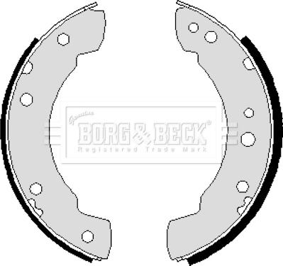 Borg & Beck BBS6229 - Bremsbackensatz alexcarstop-ersatzteile.com