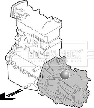 Borg & Beck BEM3143 - Lagerung, Motor alexcarstop-ersatzteile.com