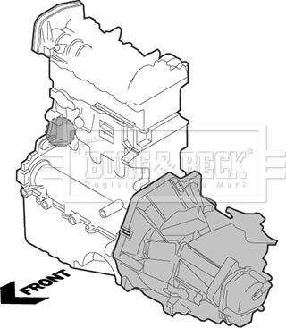 Borg & Beck BEM3141 - Lagerung, Motor alexcarstop-ersatzteile.com